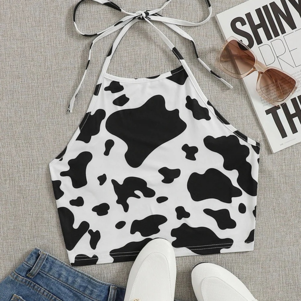 Cow Print top